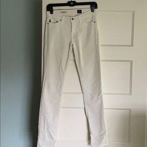 AG off-white corduroys